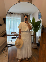 Tee shirt blanc motifs citrons - Frais & Vitaminée