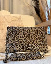 Sac Drey Léopard - Fait main, cuir véritable en PRÉCOMMANDE