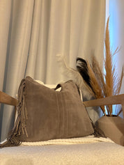 Sac à frange - fait main cuir véritable en PRÉCOMMANDE