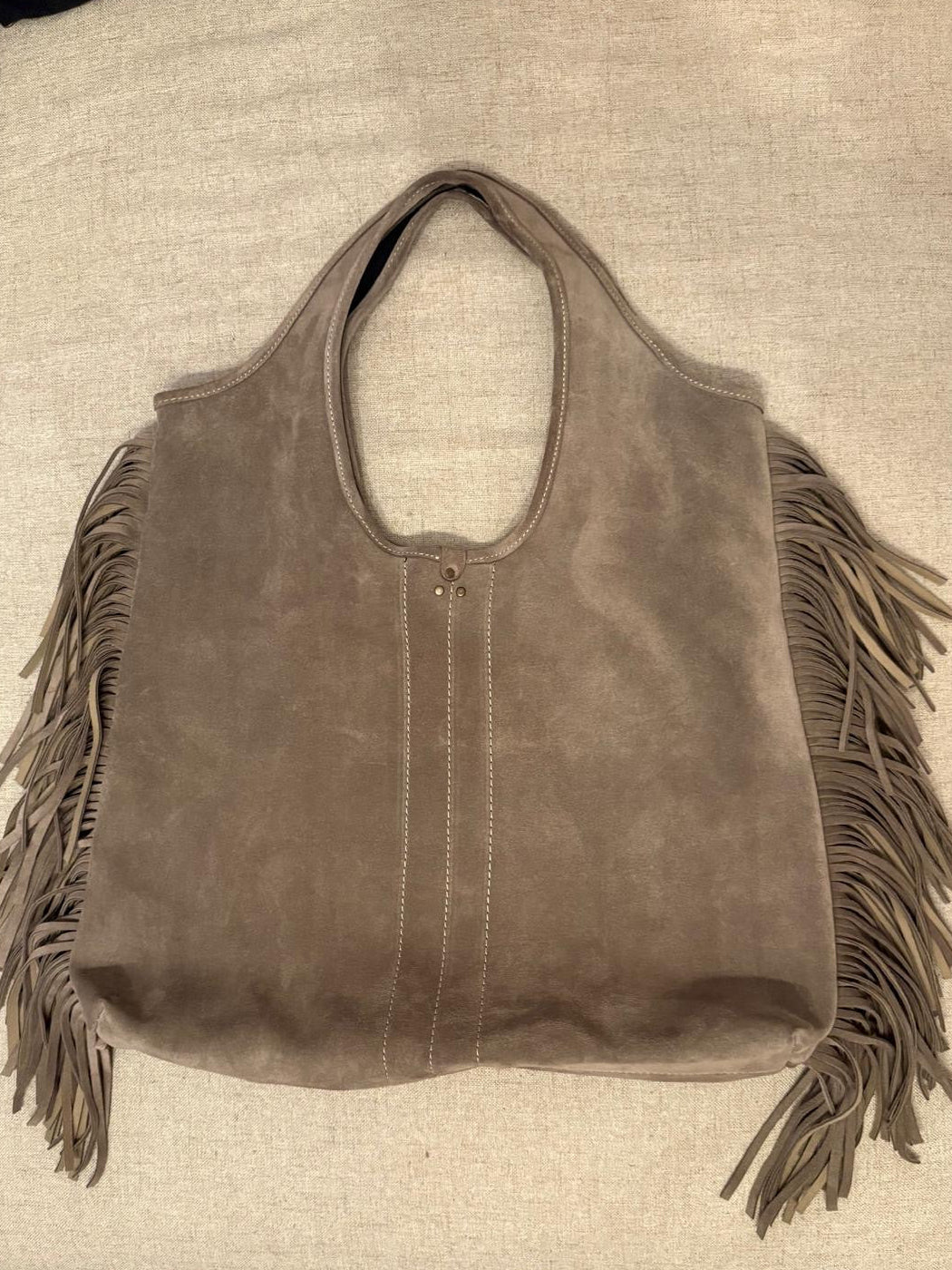 Sac à frange - fait main cuir véritable en PRÉCOMMANDE