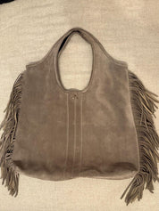 Sac à frange - fait main cuir véritable en PRÉCOMMANDE