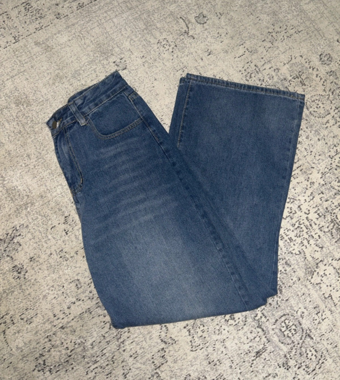 Jean bleu Wide Leg - Confort & Style Tendance