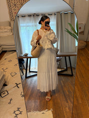 Top blanc à crochet  - Bohème chic et intemporel