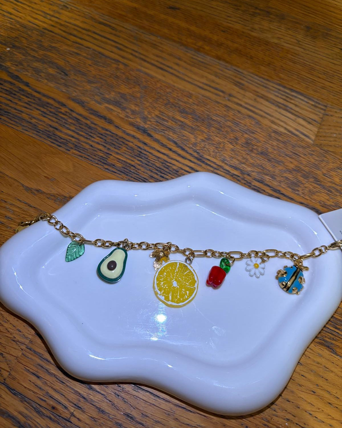 Bracelet citron avec charms